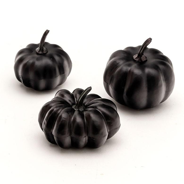 パンプキン 置物 オーナメント かぼちゃ ハロウィン パーティーグッズ 雑貨 ブラック アソート 発泡スチロール おしゃれ 94102 | ブランド登録なし | 01