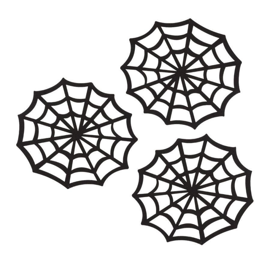 クモの巣 ハロウィン パーティーグッズ ウォールデコレーション ホームパーティー 雑貨 フェルト 壁飾り 94107 | ブランド登録なし | 09