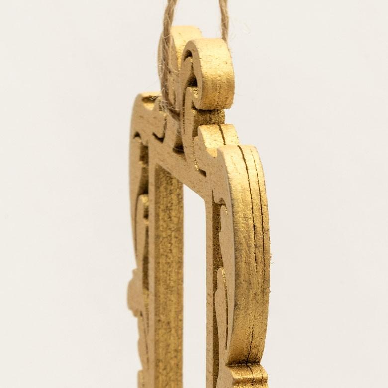 オーナメント 4個セット 額縁 クリスマス ツリー シルバー クリスマス クリスマスデコレーション デコレーション 飾り おしゃれ 北欧 クリスマス雑貨 木製 94118 | ブランド登録なし | 05