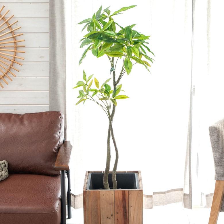 フェイクグリーン パームツリー パキラ 寄せ植え グリーン 観葉植物 ボタニカル 造花 インテリア 室内 おしゃれ 94134 | ブランド登録なし | 05