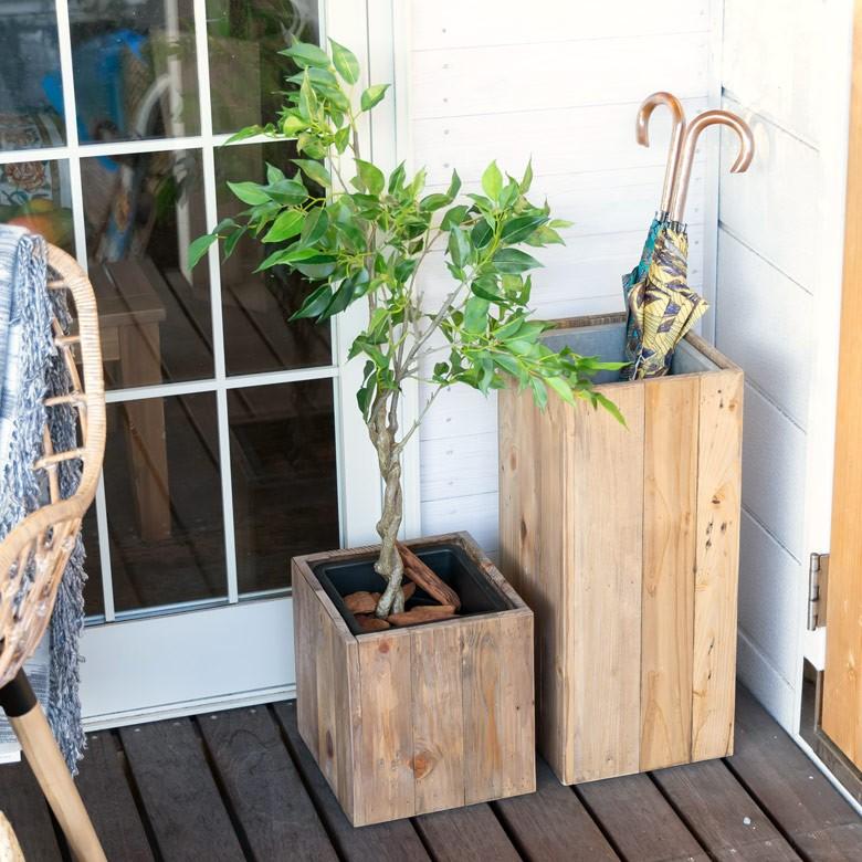 フェイクグリーン パームツリー ファイカス 寄せ植え グリーン 観葉植物 ボタニカル 造花 インテリア 室内 おしゃれ 94137 | ブランド登録なし | 02