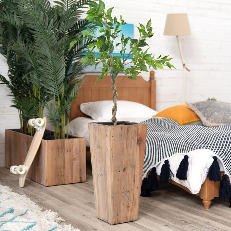 フェイクグリーン パームツリー ファイカス 寄せ植え グリーン 観葉植物 ボタニカル 造花 インテリア 室内 おしゃれ 94137 | ブランド登録なし | 07