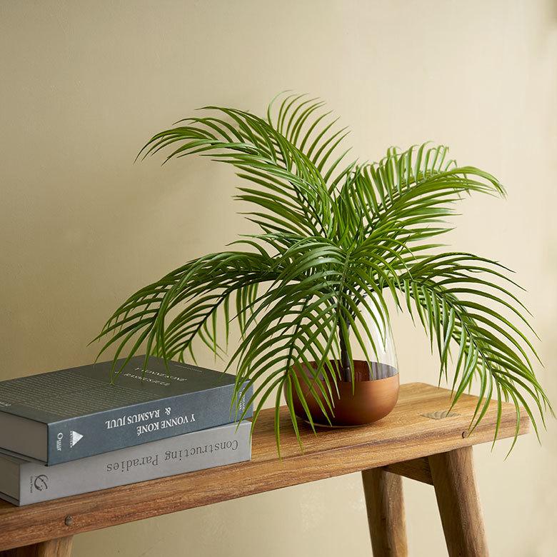 フェイク グリーン パームリーフ 観葉植物 結婚式 アート プランツ フラワー 造花 おしゃれ ナチュラル ボタニカル リビング インテリア 西海岸 94142 | ブランド登録なし | 01