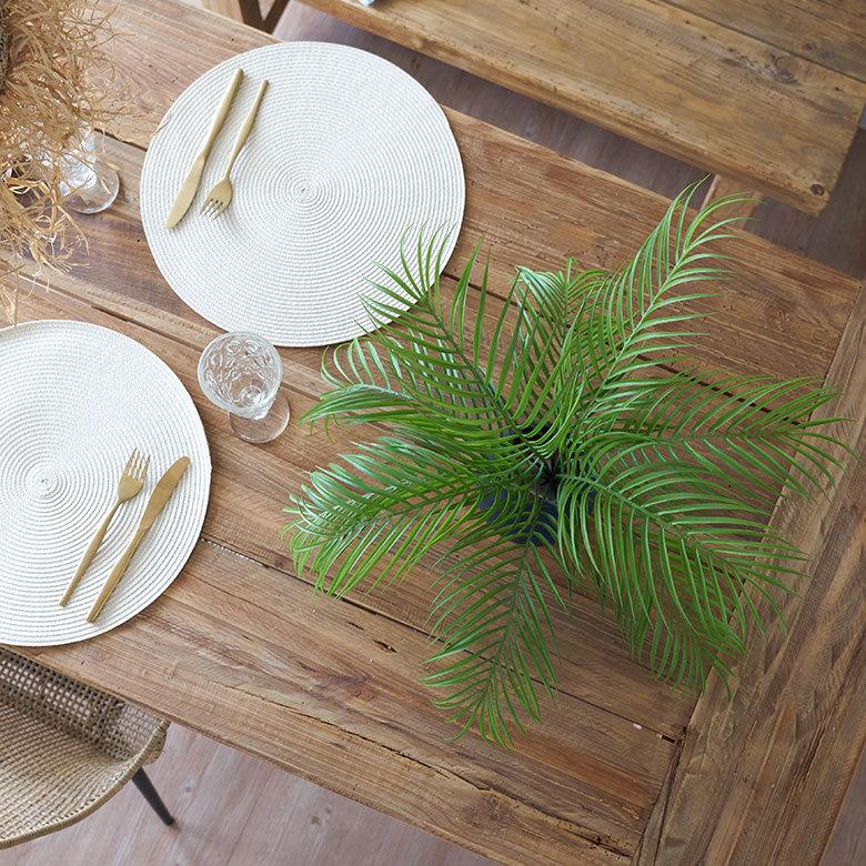 フェイク グリーン パームリーフ 観葉植物 結婚式 アート プランツ フラワー 造花 おしゃれ ナチュラル ボタニカル リビング インテリア 西海岸 94142 | ブランド登録なし | 12