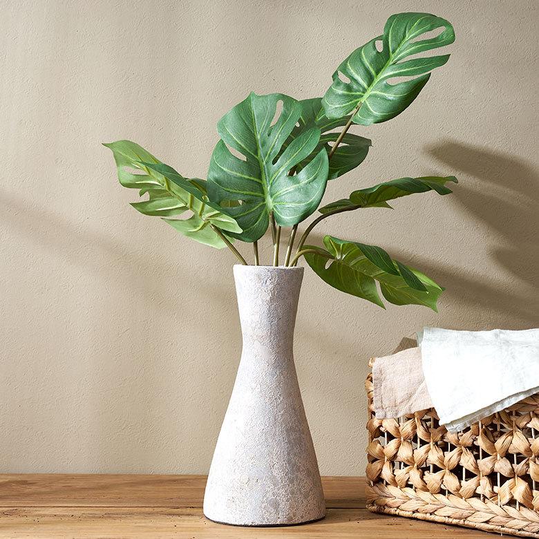 フェイク グリーン モンステラ 観葉植物 結婚式 アート プランツ フラワー 造花 おしゃれ ナチュラル ボタニカル リビング インテリア 西海岸 94143 | ブランド登録なし