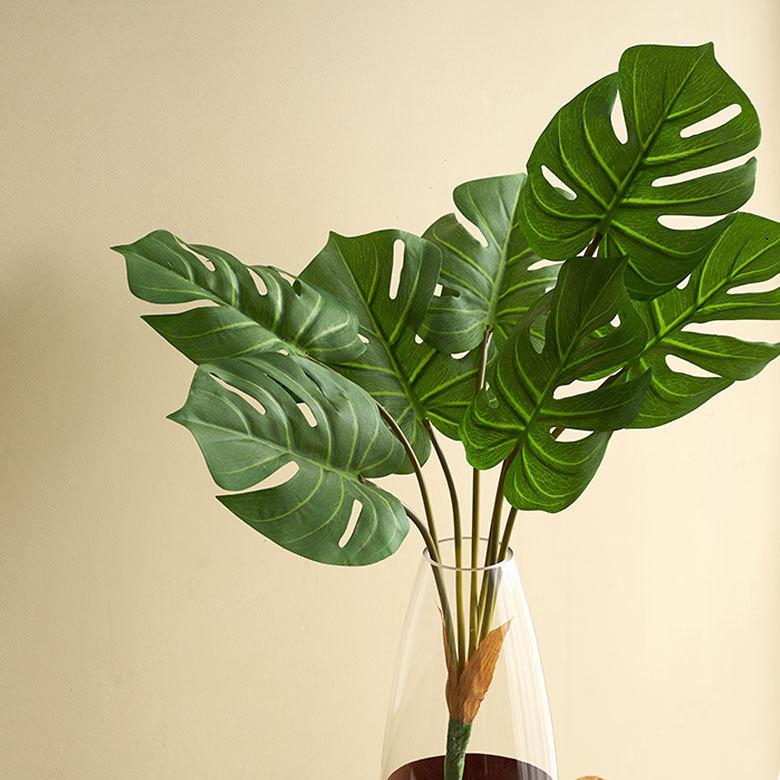 フェイク グリーン モンステラ 観葉植物 結婚式 アート プランツ フラワー 造花 おしゃれ ナチュラル ボタニカル リビング インテリア 西海岸 94143 | ブランド登録なし | 14