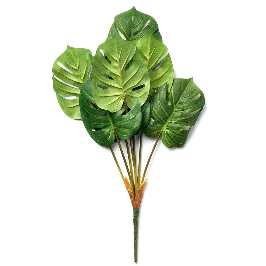 フェイク グリーン モンステラ 観葉植物 結婚式 アート プランツ フラワー 造花 おしゃれ ナチュラル ボタニカル リビング インテリア 西海岸 94143 | ブランド登録なし | 15
