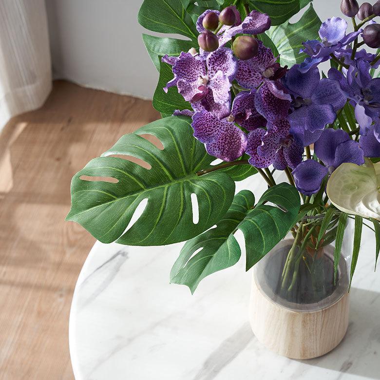 フェイク グリーン モンステラ 観葉植物 結婚式 アート プランツ フラワー 造花 おしゃれ ナチュラル ボタニカル リビング インテリア 西海岸 94143 | ブランド登録なし | 07