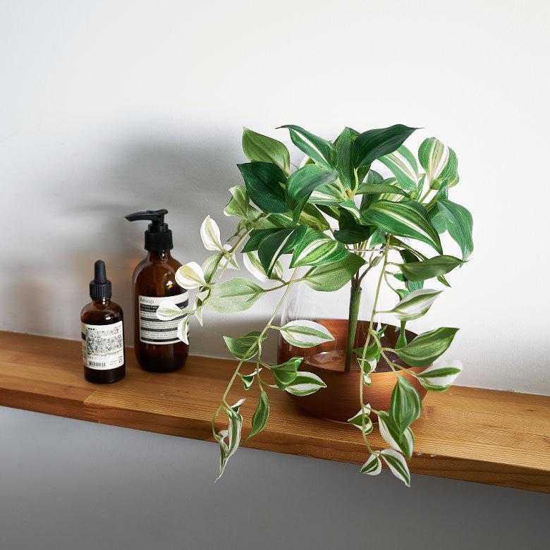 フェイク グリーン トラディスカンティア 観葉植物 造花 インテリア おしゃれ リゾート アーティフィシャル カフェ 結婚式 お祝い フラワー 西海岸 94145 | ブランド登録なし | 04