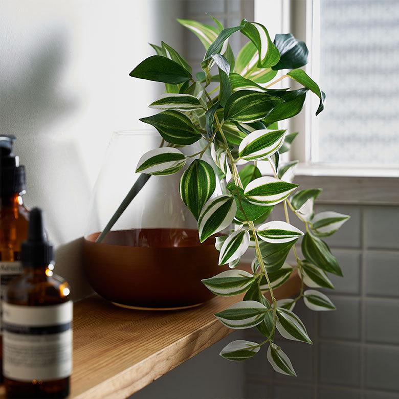 フェイク グリーン トラディスカンティア 観葉植物 造花 インテリア おしゃれ リゾート アーティフィシャル カフェ 結婚式 お祝い フラワー 西海岸 94145 | ブランド登録なし | 05