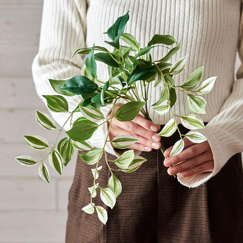 フェイク グリーン トラディスカンティア 観葉植物 造花 インテリア おしゃれ リゾート アーティフィシャル カフェ 結婚式 お祝い フラワー 西海岸 94145 | ブランド登録なし | 06