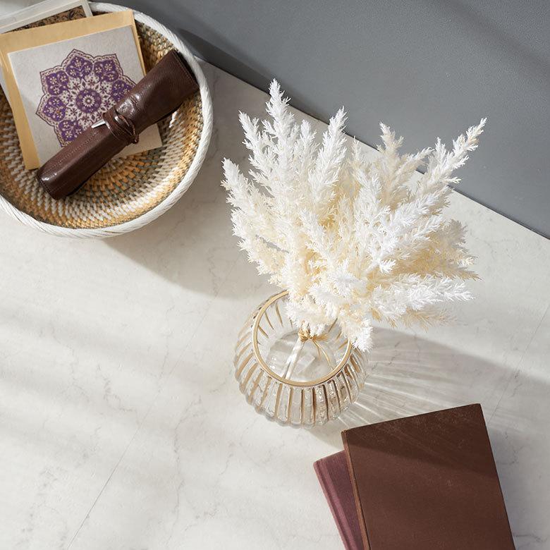 フェイク グリーン パンパス リーフ 造花 3本入り ホワイト アイボリー フラワー 花束 観葉植物 ボタニカル おしゃれ ナチュラル 北欧 西海岸 コースタル 94146 | ブランド登録なし | 04