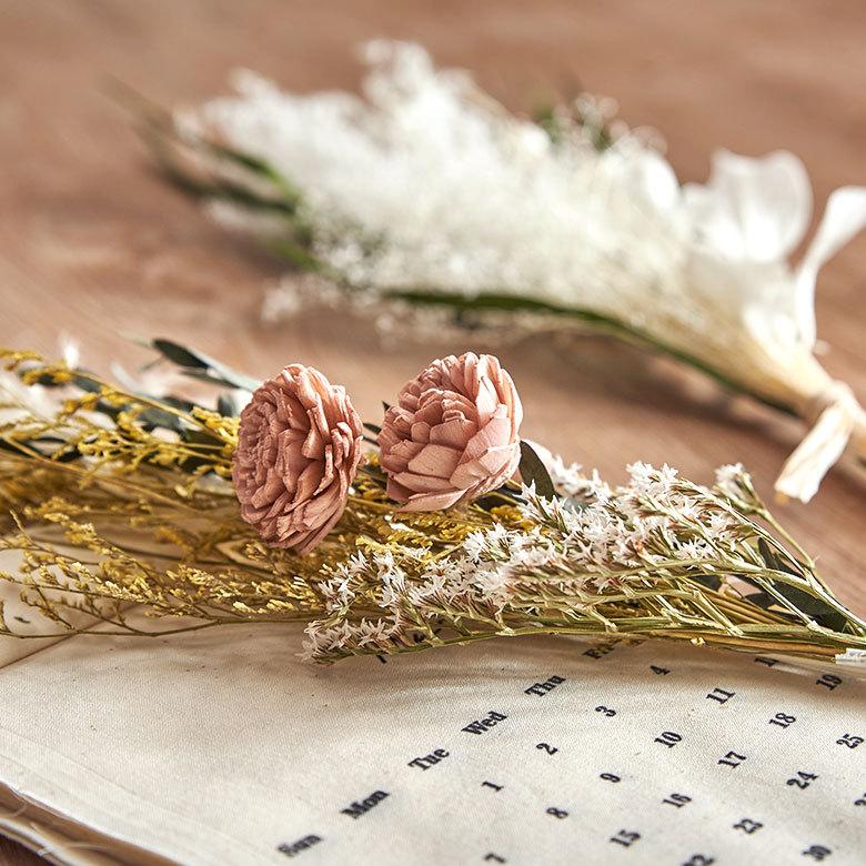 ブーケ ピース ドライ フラワー 花 束 天然素材 壁掛け ギフト 飾り スワッグ アレンジ ナチュラル 玄関 北欧 リビング プリザーブド 西海岸 インテリア 94148 | ブランド登録なし | 08