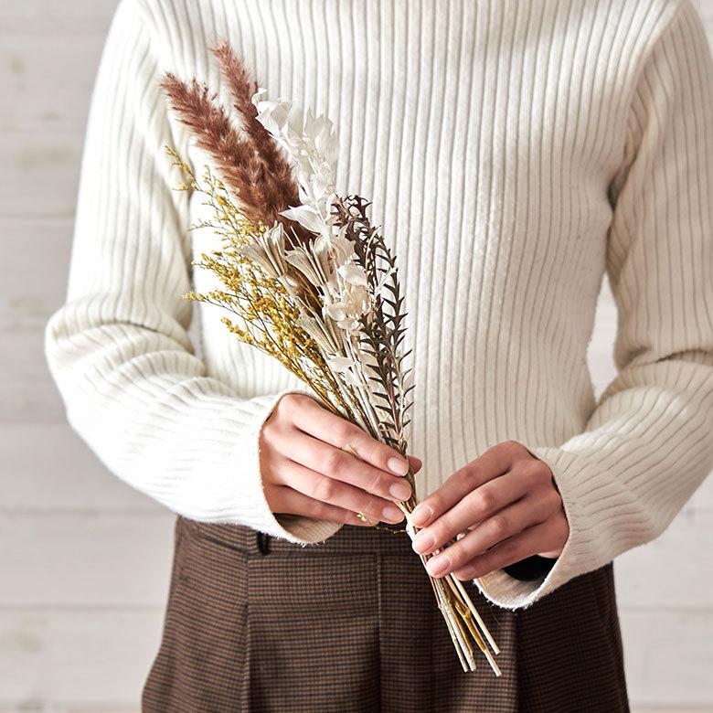 ブーケ ピース ドライ フラワー 花 束 天然素材 壁掛け ギフト 飾り スワッグ アレンジ ナチュラル 玄関 北欧 リビング プリザーブド 西海岸 インテリア 94148 | ブランド登録なし | 12