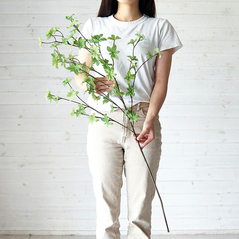 ドウダン ツツジ フェイク グリーン 葉 造花 枝 植物 高さ 約 100cm インテリア アート プランツ オブジェ デコレーション おしゃれ 雑貨 北欧 西海岸  94150 | ブランド登録なし | 13