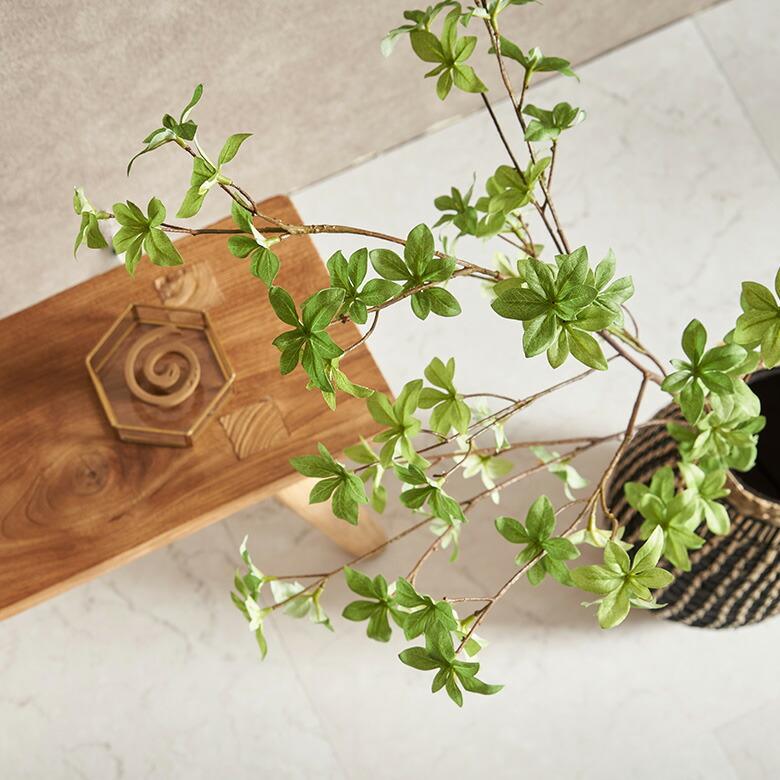 ドウダン ツツジ フェイク グリーン 葉 造花 枝 植物 高さ 約 100cm