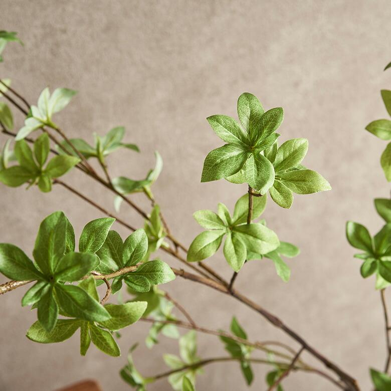 ドウダン ツツジ フェイク グリーン 葉 造花 枝 植物 高さ 約 100cm