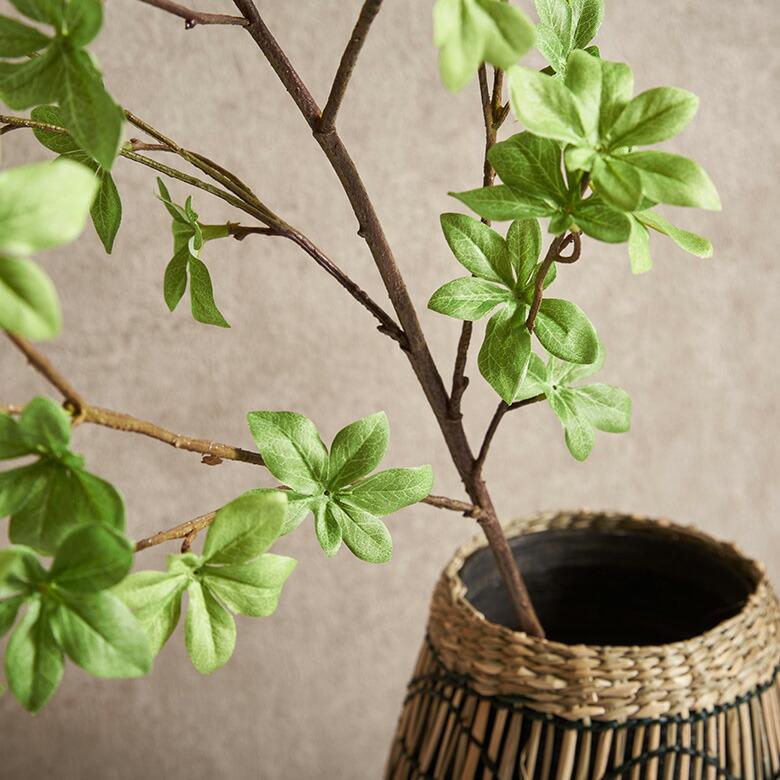 ドウダン ツツジ フェイク グリーン 葉 造花 枝 植物 高さ 約 100cm