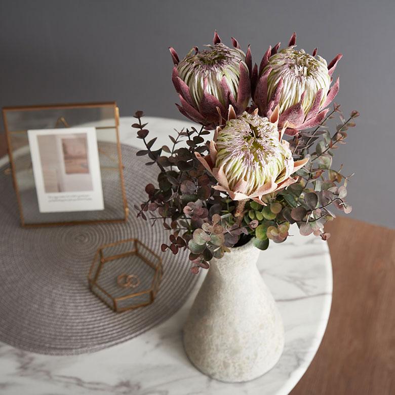 プロテア 造花 アーティフィシャル フラワー フェイク 高さ 50cm アート インテリア 花 アレンジメント リゾート 南国 おしゃれ 雑貨 西海岸風 94151 | ブランド登録なし | 14