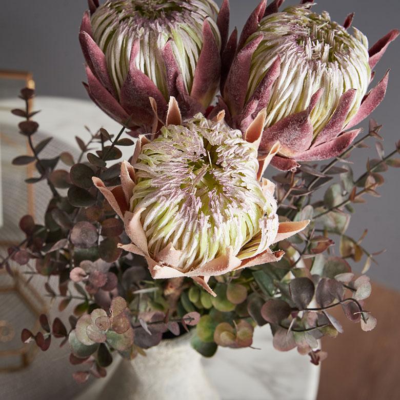 プロテア 造花 アーティフィシャル フラワー フェイク 高さ 50cm アート インテリア 花 アレンジメント リゾート 南国 おしゃれ 雑貨 西海岸風 94151 | ブランド登録なし | 05
