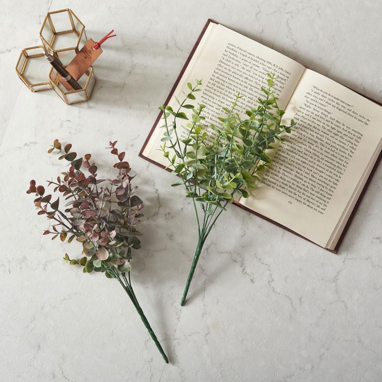 ユーカリ ブッシュ 造花 アーティフィシャル グリーン フェイク 高さ 32cm アート プランツ インテリア 葉 リゾート おしゃれ 北欧 雑貨 西海岸風 94152 | ブランド登録なし | 12