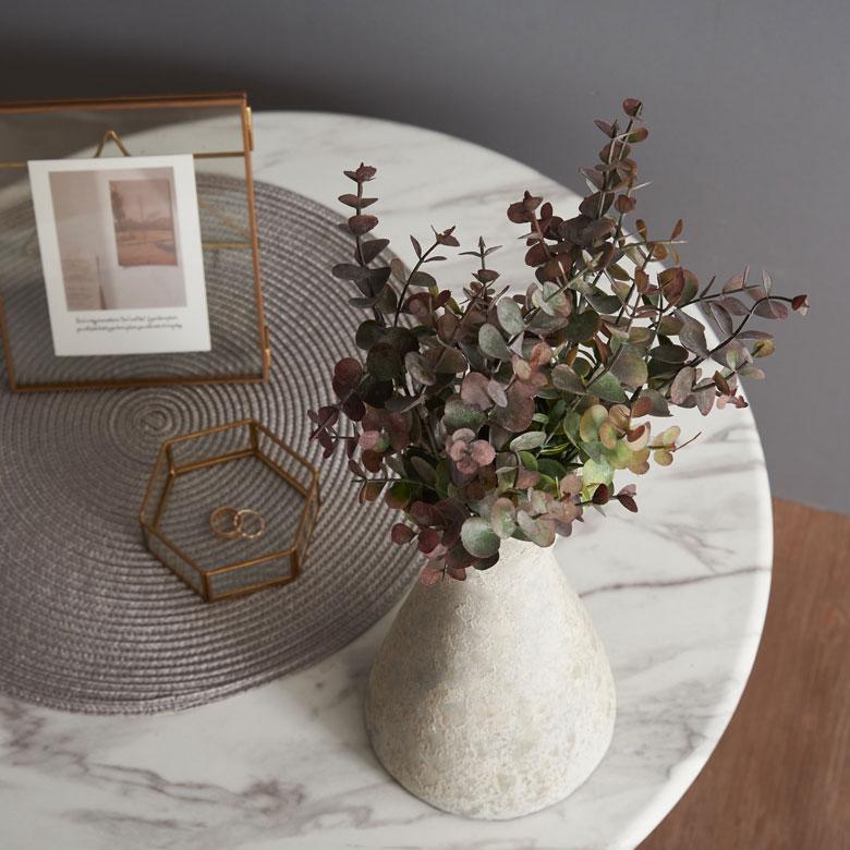 ユーカリ ブッシュ 造花 アーティフィシャル グリーン フェイク 高さ 32cm アート プランツ インテリア 葉 リゾート おしゃれ 北欧 雑貨 西海岸風 94152 | ブランド登録なし | 03