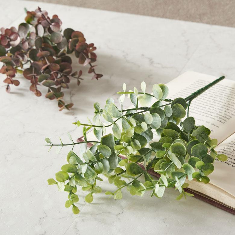 ユーカリ ブッシュ 造花 アーティフィシャル グリーン フェイク 高さ 32cm アート プランツ インテリア 葉 リゾート おしゃれ 北欧 雑貨 西海岸風 94152 | ブランド登録なし | 08