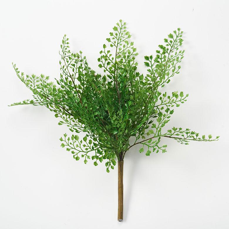 アジアンタム ブッシュ 造花 アーティフィシャル グリーン フェイク 高さ 35cm アート プランツ インテリア 葉 リゾート おしゃれ 北欧 雑貨 西海岸風 94155 | ブランド登録なし | 10