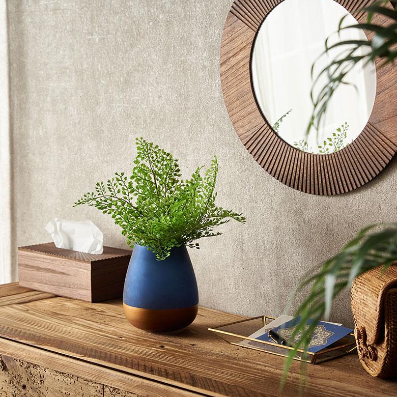 アジアンタム ブッシュ 造花 アーティフィシャル グリーン フェイク 高さ 35cm アート プランツ インテリア 葉 リゾート おしゃれ 北欧 雑貨 西海岸風 94155 | ブランド登録なし | 02