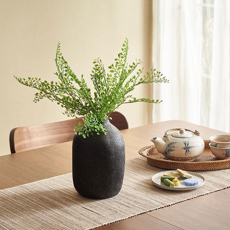 アジアンタム ブッシュ 造花 アーティフィシャル グリーン フェイク 高さ 35cm アート プランツ インテリア 葉 リゾート おしゃれ 北欧 雑貨 西海岸風 94155 | ブランド登録なし | 06