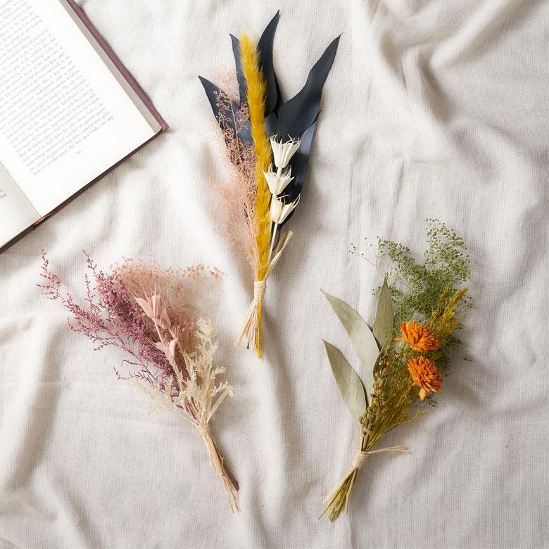 ドライ フラワー ショートタイプ ブーケ ピース 高さ 30cm 花材 インテリア ディスプレイ スワッグ 花 おしゃれ 北欧 プレゼント ギフト 雑貨 西海岸風 94159 | ブランド登録なし