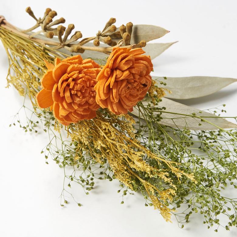 ドライ フラワー ショートタイプ ブーケ ピース 高さ 30cm 花材 インテリア ディスプレイ スワッグ 花 おしゃれ 北欧 プレゼント ギフト 雑貨 西海岸風 94159 | ブランド登録なし | 21