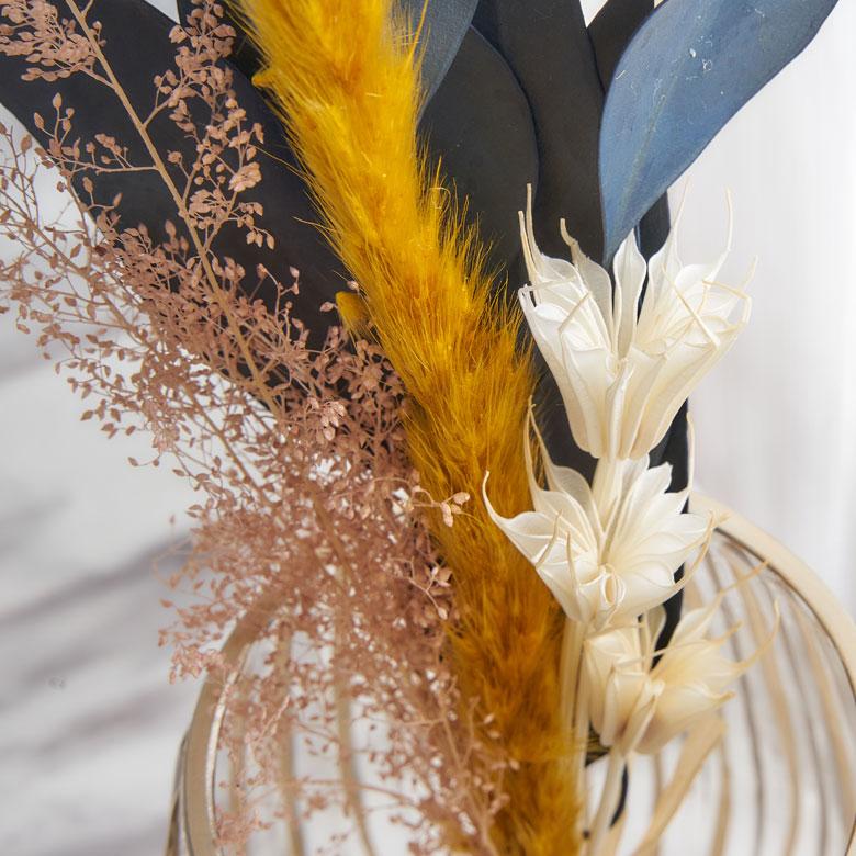 ドライ フラワー ショートタイプ ブーケ ピース 高さ 30cm 花材 インテリア ディスプレイ スワッグ 花 おしゃれ 北欧 プレゼント ギフト 雑貨 西海岸風 94159 | ブランド登録なし | 08