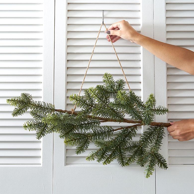 フェイク グリーン パイン 枝 ハンギング 造花 アーティフィシャル クリスマス スワッグ 壁 掛け デコレーション おしゃれ 北欧 雑貨 インテリア 西海岸 94163 | ブランド登録なし | 11