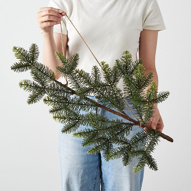フェイク グリーン パイン 枝 ハンギング 造花 アーティフィシャル クリスマス スワッグ 壁 掛け デコレーション おしゃれ 北欧 雑貨 インテリア 西海岸 94163 | ブランド登録なし | 03