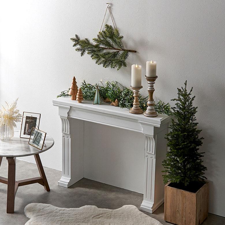 フェイク グリーン パイン 枝 ハンギング 造花 アーティフィシャル クリスマス スワッグ 壁 掛け デコレーション おしゃれ 北欧 雑貨 インテリア 西海岸 94163 | ブランド登録なし | 05