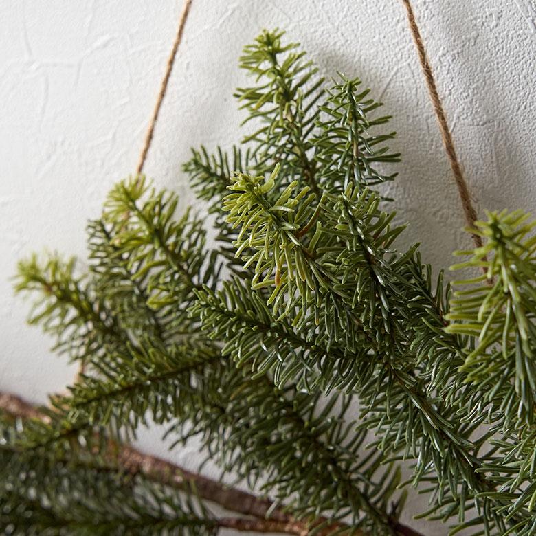 フェイク グリーン パイン 枝 ハンギング 造花 アーティフィシャル クリスマス スワッグ 壁 掛け デコレーション おしゃれ 北欧 雑貨 インテリア 西海岸 94163 | ブランド登録なし | 09