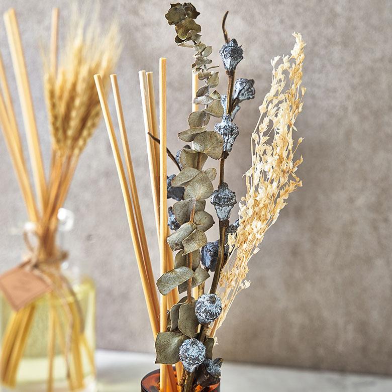 ディフューザー ドライフラワー 気化式 スティック セット エッセンシャルオイル リード ルーム フレグランス トイレ 玄関 おしゃれ 北欧 雑貨 西海岸風 94165 | ブランド登録なし | 08