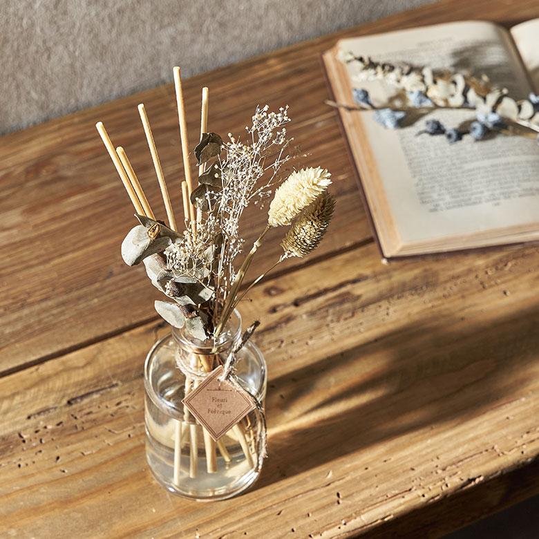 ディフューザー ドライフラワー 気化式 スティック セット エッセンシャルオイル リード ルーム フレグランス トイレ 玄関 おしゃれ 北欧 雑貨 西海岸風 94165 | ブランド登録なし | 09