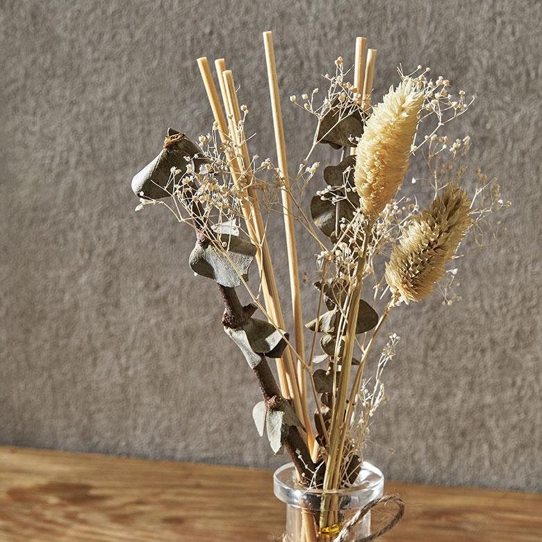 ディフューザー ドライフラワー 気化式 スティック セット エッセンシャルオイル リード ルーム フレグランス トイレ 玄関 おしゃれ 北欧 雑貨 西海岸風 94165 | ブランド登録なし | 10