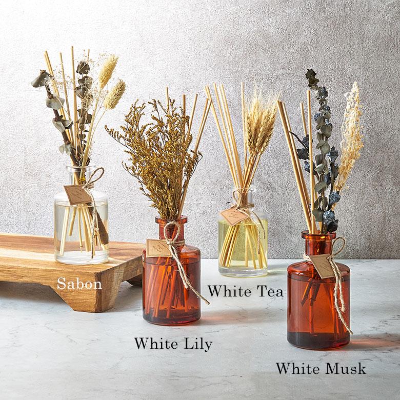 ディフューザー ドライフラワー 気化式 スティック セット エッセンシャルオイル リード ルーム フレグランス トイレ 玄関 おしゃれ 北欧 雑貨 西海岸風 94165 | ブランド登録なし | 12