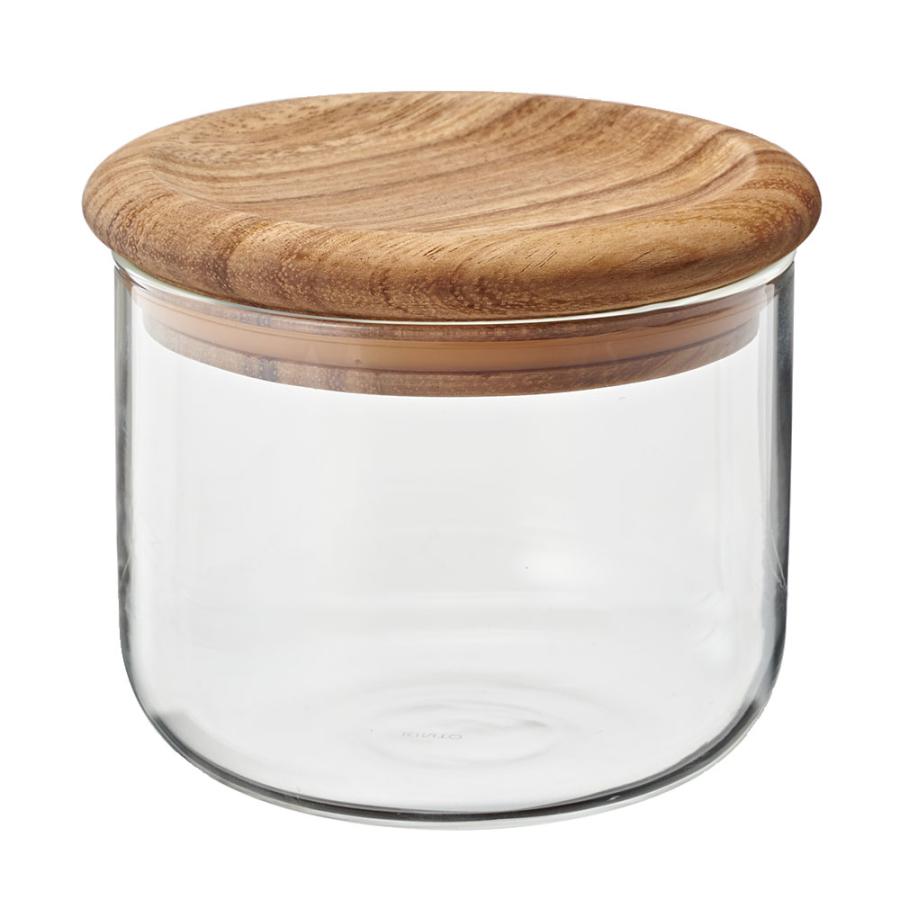 キャニスター ガラス 木 450ml 保存 容器 スタッキング 瓶 耐熱 電子レンジ 食洗機 可 収納 コーヒー 入れ おしゃれ 北欧 雑貨 ストッカー KINTO 西海岸 94174 | KINTO | 12