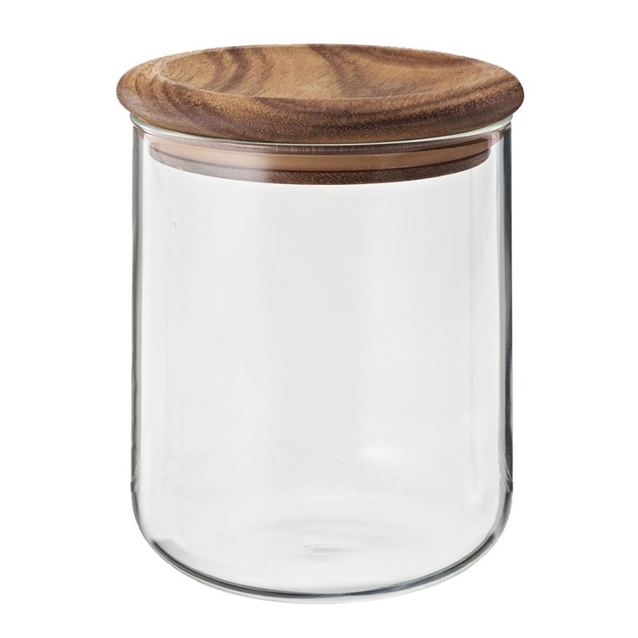 キャニスター ガラス 木 800ml 大容量 保存 容器 スタッキング 瓶 耐熱 電子レンジ 食洗機 可 収納 コーヒー 入れ おしゃれ 北欧 ストッカー KINTO 西海岸 94175 | KINTO | 12