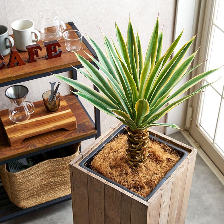 フェイク グリーン ユッカ グロリオサ 高さ 70cm 観葉 植物 プランツ 班入り 造花 アート ディスプレイ おしゃれ 店舗 カリフォルニア サーフ 西海岸 94176 | ブランド登録なし | 08