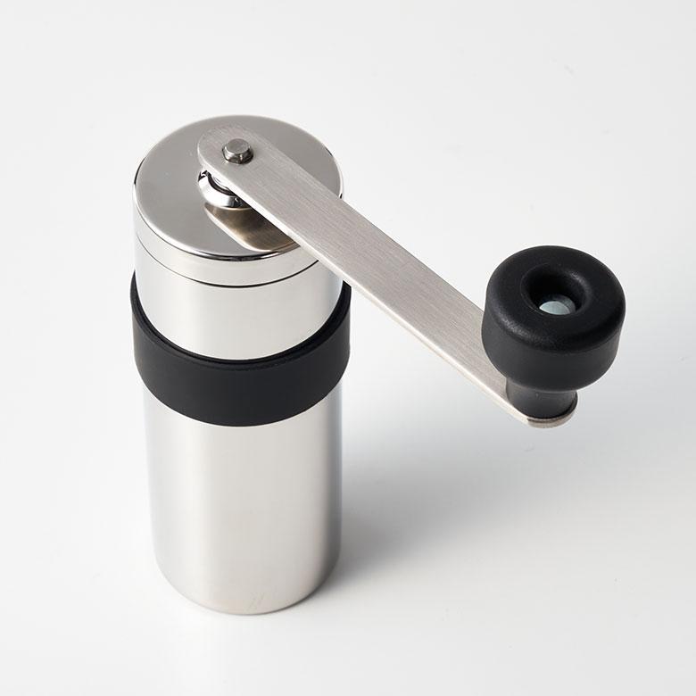コーヒー ミル ステンレス 日本製 120ml 手 動 豆 挽き セラミック刃 粒度調節 分解 洗浄  携帯 アウトドア キャンプ 登山 珈琲 おしゃれ 水洗い 西海岸 94177 | ブランド登録なし | 08