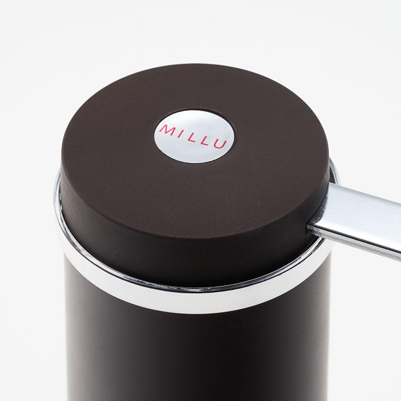 コーヒー ミル 卓上 ハンドル付 日本製 100ml 手 動 豆 挽き セラミック刃 粒度調節 分解 洗浄 すべり止め 珈琲 カフェ おしゃれ 水洗い モダン 西海岸 94178 | ブランド登録なし | 10