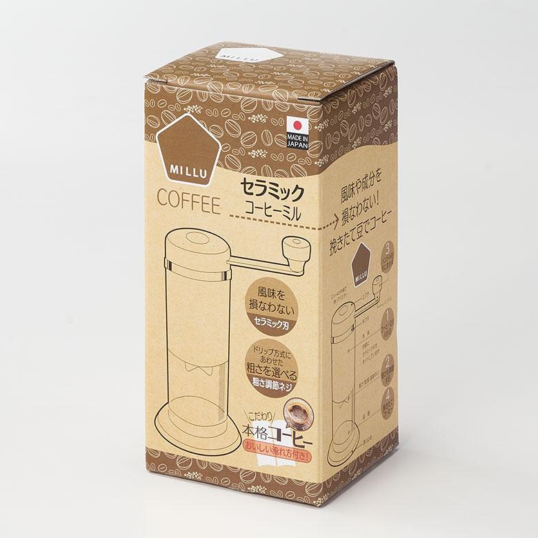 コーヒー ミル 卓上 ハンドル付 日本製 100ml 手 動 豆 挽き セラミック刃 粒度調節 分解 洗浄 すべり止め 珈琲 カフェ おしゃれ 水洗い モダン 西海岸 94178 | ブランド登録なし | 13