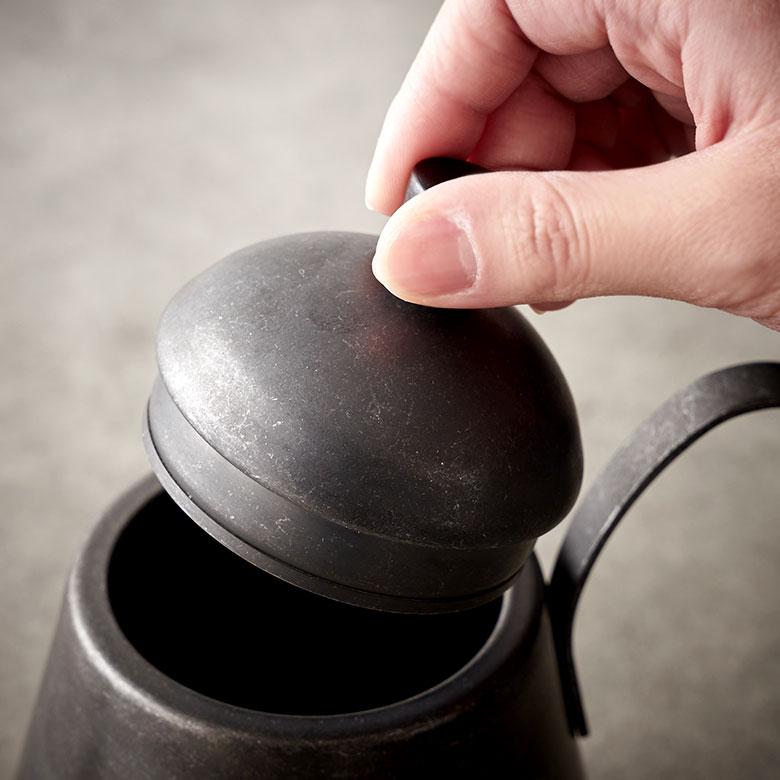 ドリップ ポット 日本製 直火 IH 使用 可 1L ブラック 食洗機 燕市 コーヒー 湯沸かし ステンレス アウトドア カフェ 店舗 おしゃれ 北欧 雑貨 西海岸 94179 | ブランド登録なし | 06