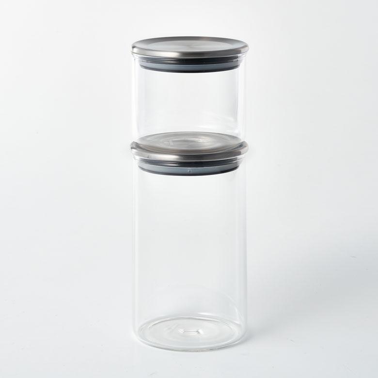 キャニスター 耐熱 ガラス ステンレス 計量スプーン 付 300ml 保存 容器 瓶 電子レンジ 食洗機 可 収納 コーヒー 入れ おしゃれ 雑貨 ストッカー 西海岸 94180 | KINTO | 07