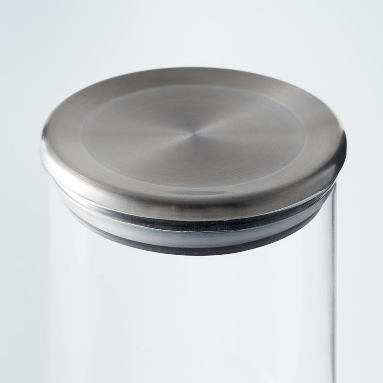 キャニスター 耐熱 ガラス ステンレス 計量スプーン 付 600ml 保存 容器 瓶 電子レンジ 食洗機 可 収納 コーヒー 入れ おしゃれ 雑貨 ストッカー 西海岸 94181 | KINTO | 09